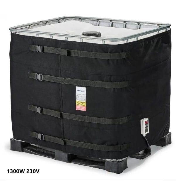 Soojendusega veepaak veemahuti 1000L IBC konteiner mahuti soojendus veesoojendi paigaldamine vee soojendaja