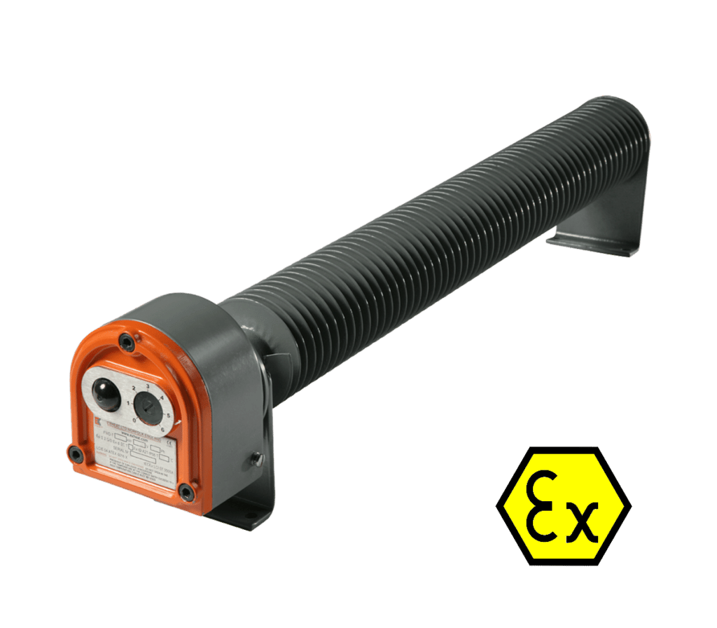 Atex elekrtiradiaator termostaadiga Radiaator elektriradiaator termostaadiga Atex Ex paigaldus paigaldamine ühendus kütteseadmed soojendi Atex electrical heater