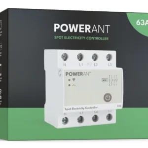 Elektri turu börsihinda jälgiv kontaktor 63A relee seade elektri turuhinda jälgiv tark kontroller börsi boileri elektrikütte kontaktori ühendamine wifi smart Nord Pool Nordpool kaugjuhitav Powerant börsimoodul inverteri magnetkäiviti 400V 380V