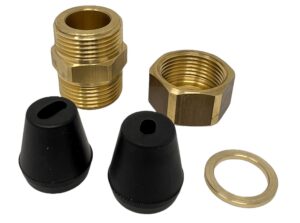 Heatcom küttekaabli sisseviik sobib erineva suurusega küttekaablitele Küttekaabli paigaldus torusse surveliitmik sisseviik läbiviik