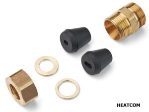 Küttekaabli sisestamine torusse surveliitmik Küttekaabli sisestamine torusse surveliitmik sisseviik