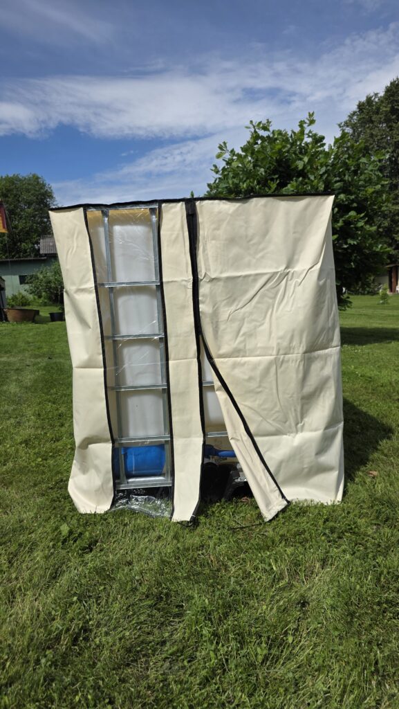 IBC 1000L tank cover white