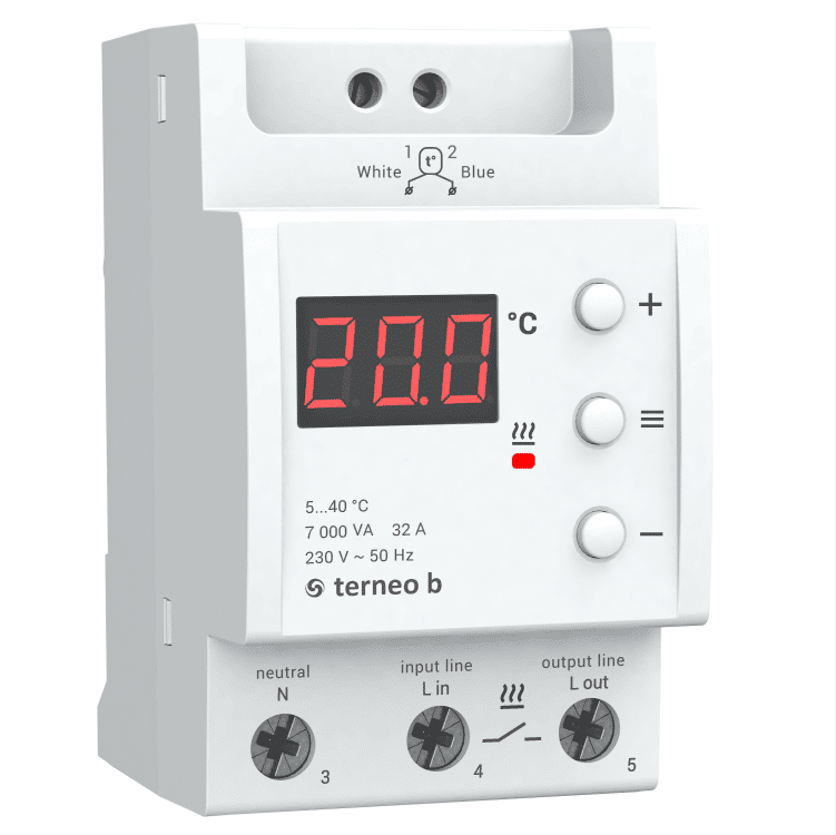 Kilbitermostaat Terneo B temperatuuri regulaator