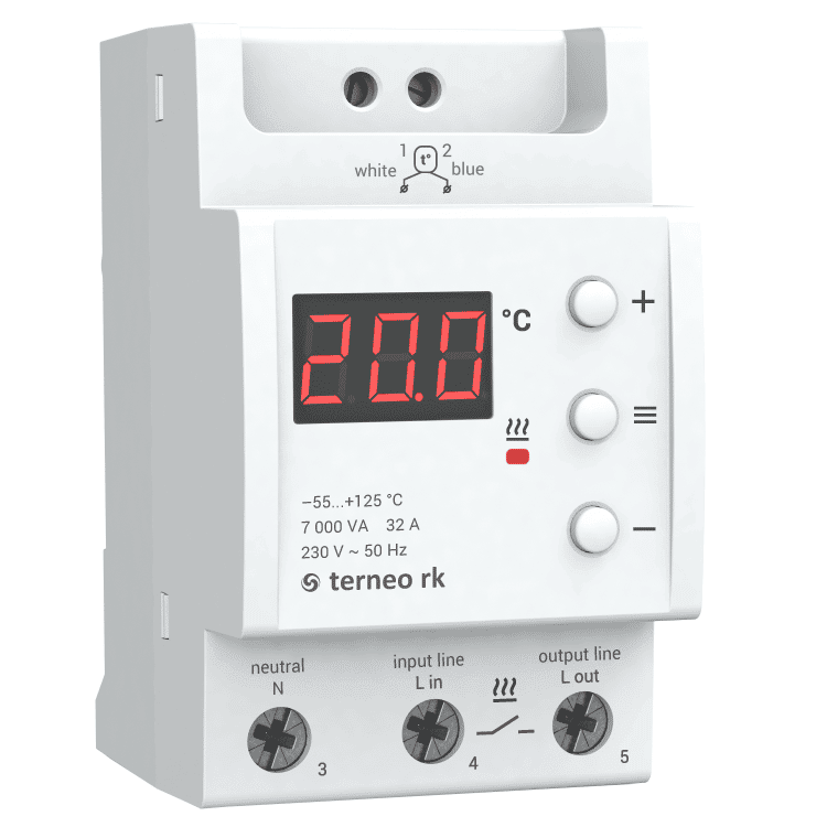 Kilbitermostaat Terneo RK boileri katla külmiku külmhoone elektrooniline termostaat thermostat