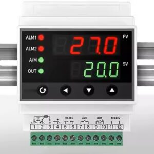 PID termostaat modbus temperatuuri kontroller regulaator DIN liistule kilpi