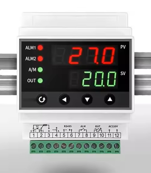 PID termostaat modbus temperatuuri kontroller DIN liistule kilpi