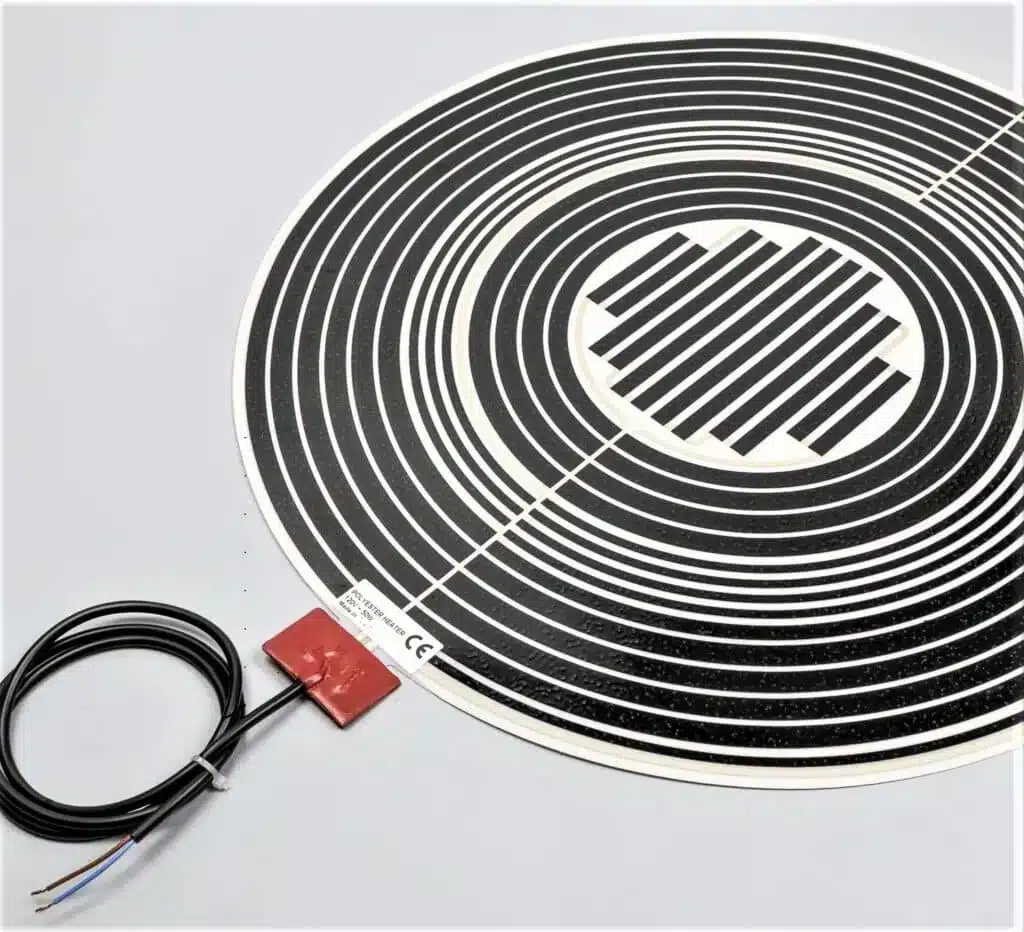 Peegli soojendi ümmargune Küttekile peeglisoojendus soojenduskile ümmargune soojendusega peegel