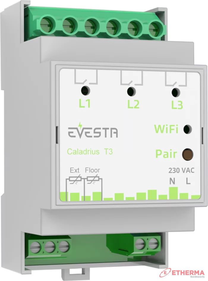 Three-phase temperature controller wifi