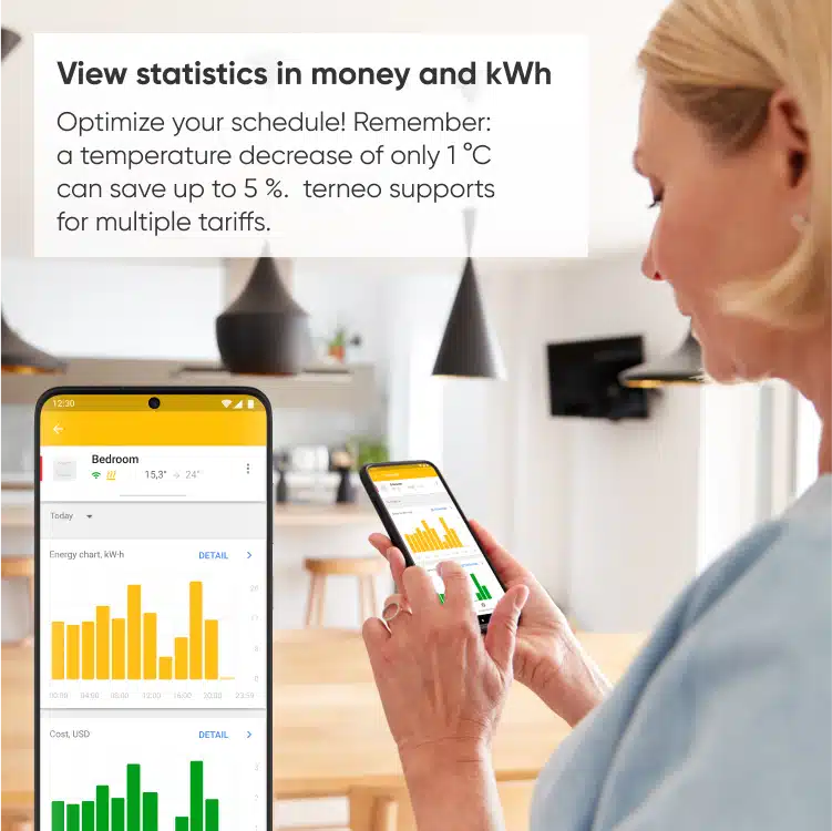 WiFi termostats uz DIN sliedes