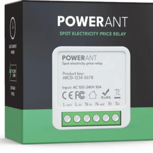 elektri turu hinda börsihinda jälgiv wifi lüliti relee börsihinna kontroller Powerant nutirelee boileri börsimoodul seade jälgija paigaldustoosi 10A