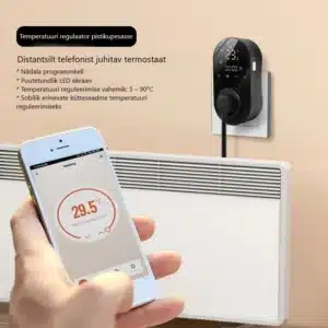infrapuna küttepaneeli termostaat pistikusse wifi-ga wifi elektriradiaatori infrapunakiirguri temperatuuri regulaator termostaat pistikusse infrapuna radiaator