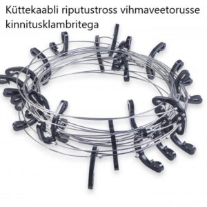 Küttekaabli riputustross vihmaveerenni