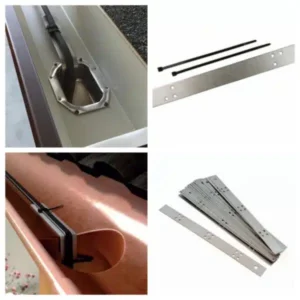 Küttekaabli tõmbe eemaldi - kaitse teravatele nurkadele vihmaveerennis