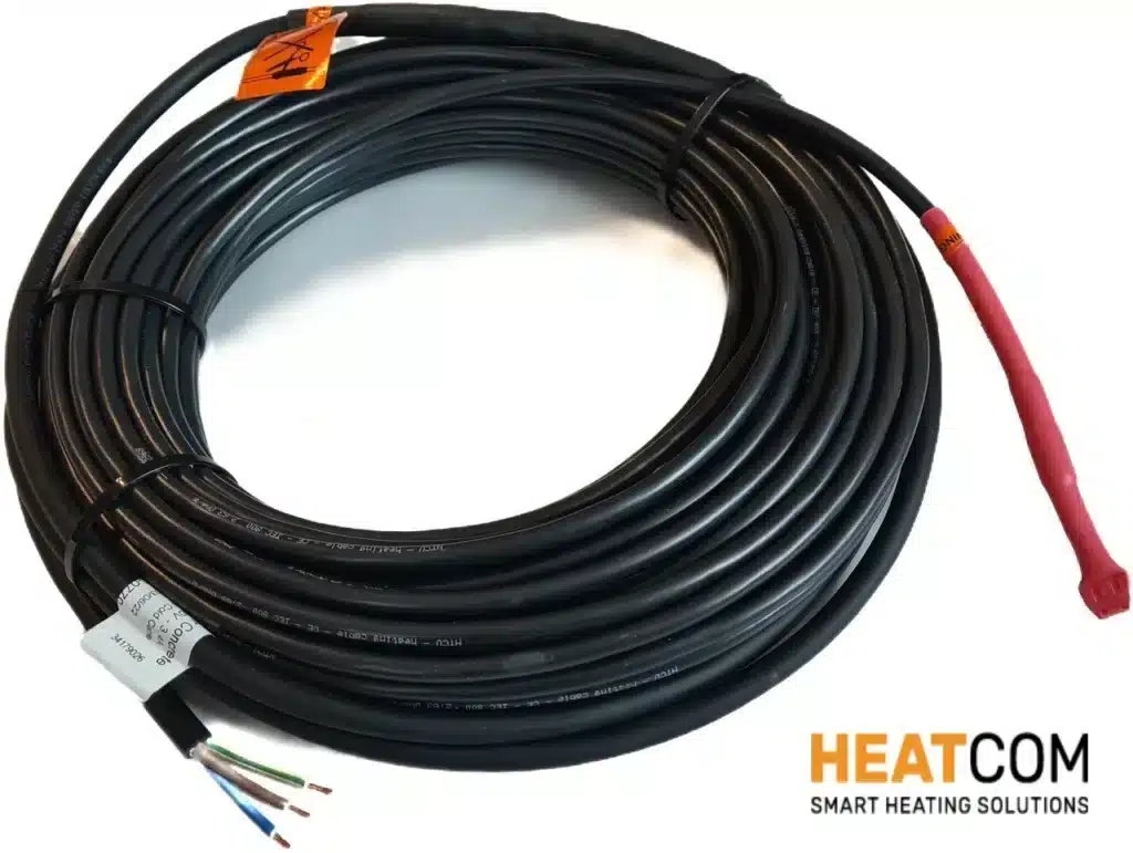 Нагревательный кабель HEATCOM для кровли, желобов и для грунта