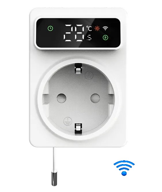 pistikupesa termostaat wifi pistikupessa pistik nutipistik kasvuhoone veetoru boileri toru