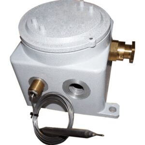 Plahvatusohtliku keskkonna ATEX EX termostaat temperatuuri regulaator küttekaablitele ja radiaatoritele. IP66 kaitseklass sensor