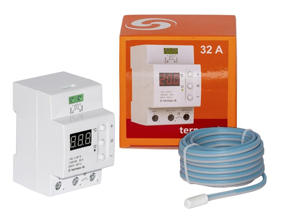 termostats elektriskajam skapim