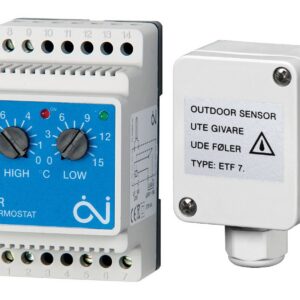 Vihmaveerenni küttekaablite termostaat